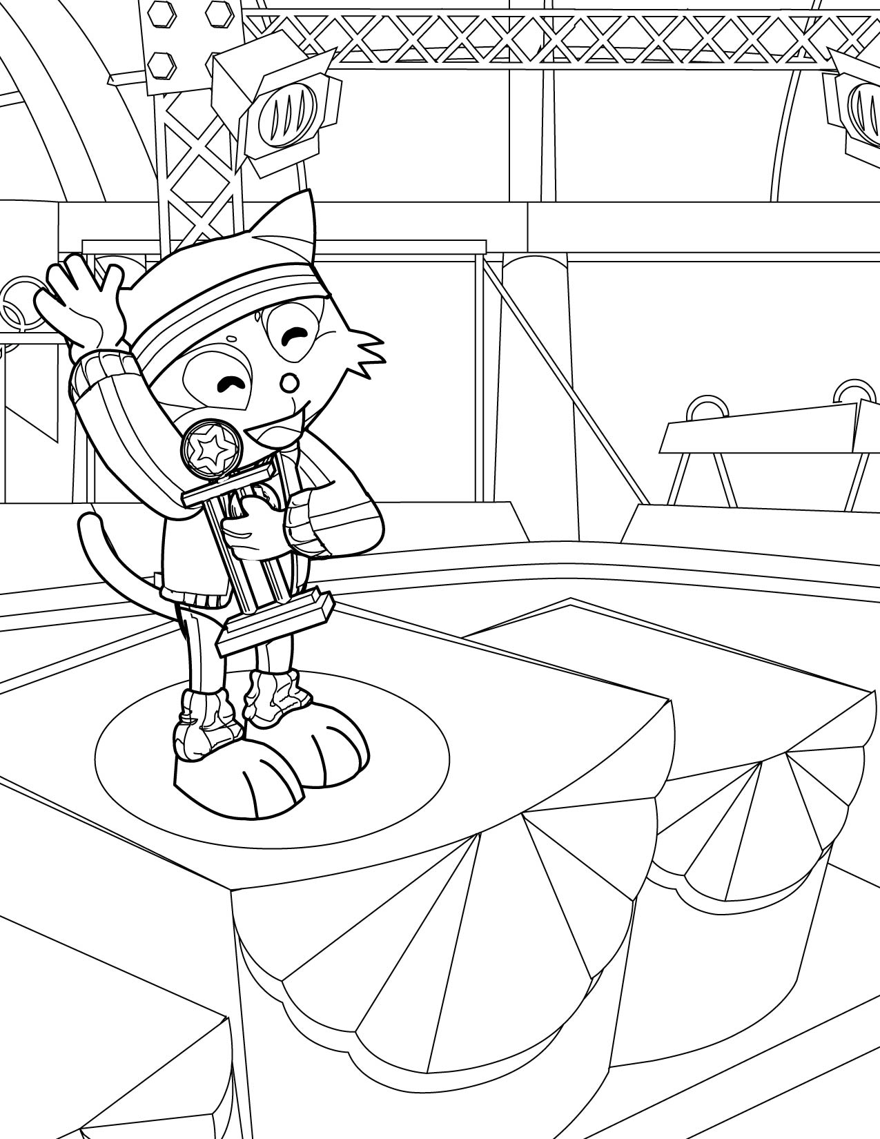 Coloring Pages Gymnastics Color Pages gymnast coloring pages eassume com page handipoints
