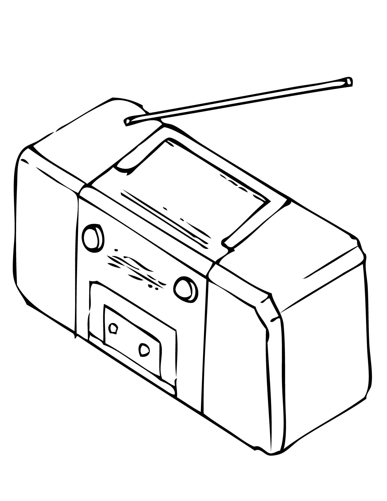 radio coloring pages - photo #3