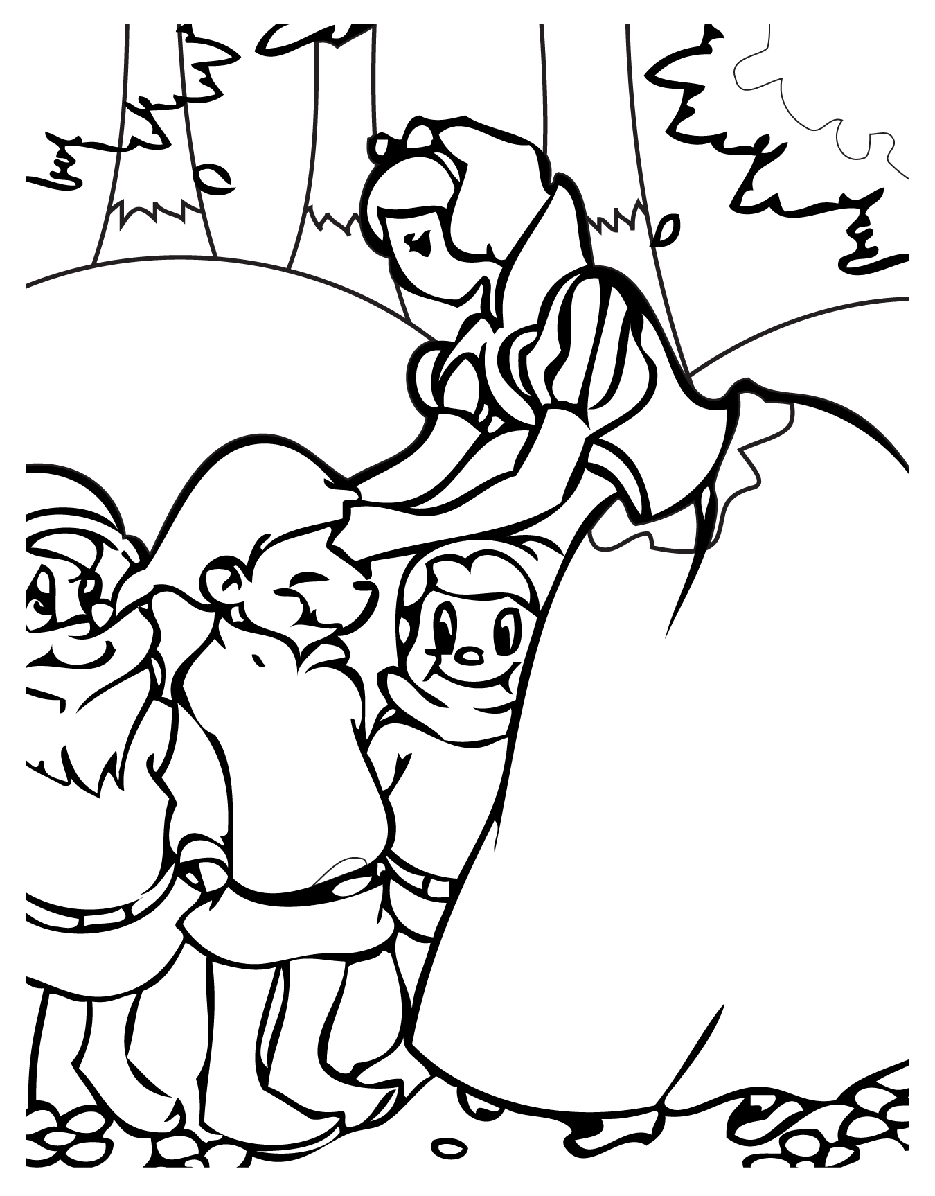 fairies giants coloring pages - photo #16
