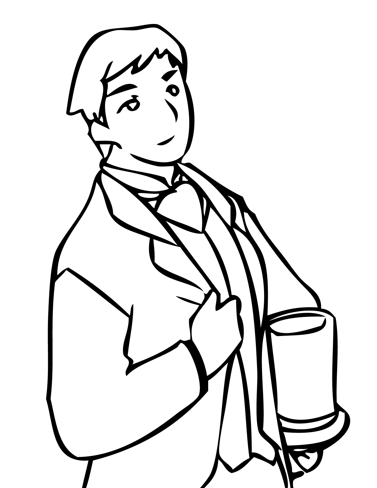 man coloring pages - photo #8