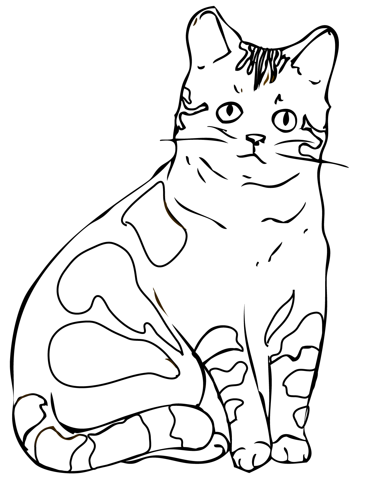 dachis cat coloring pages - photo #13