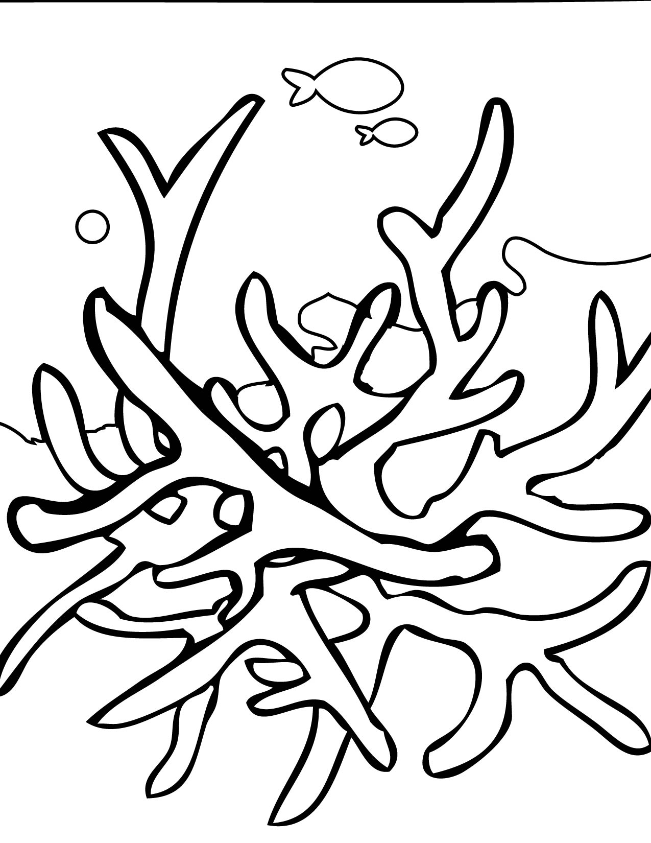 coloring pages coral reefs - photo #31