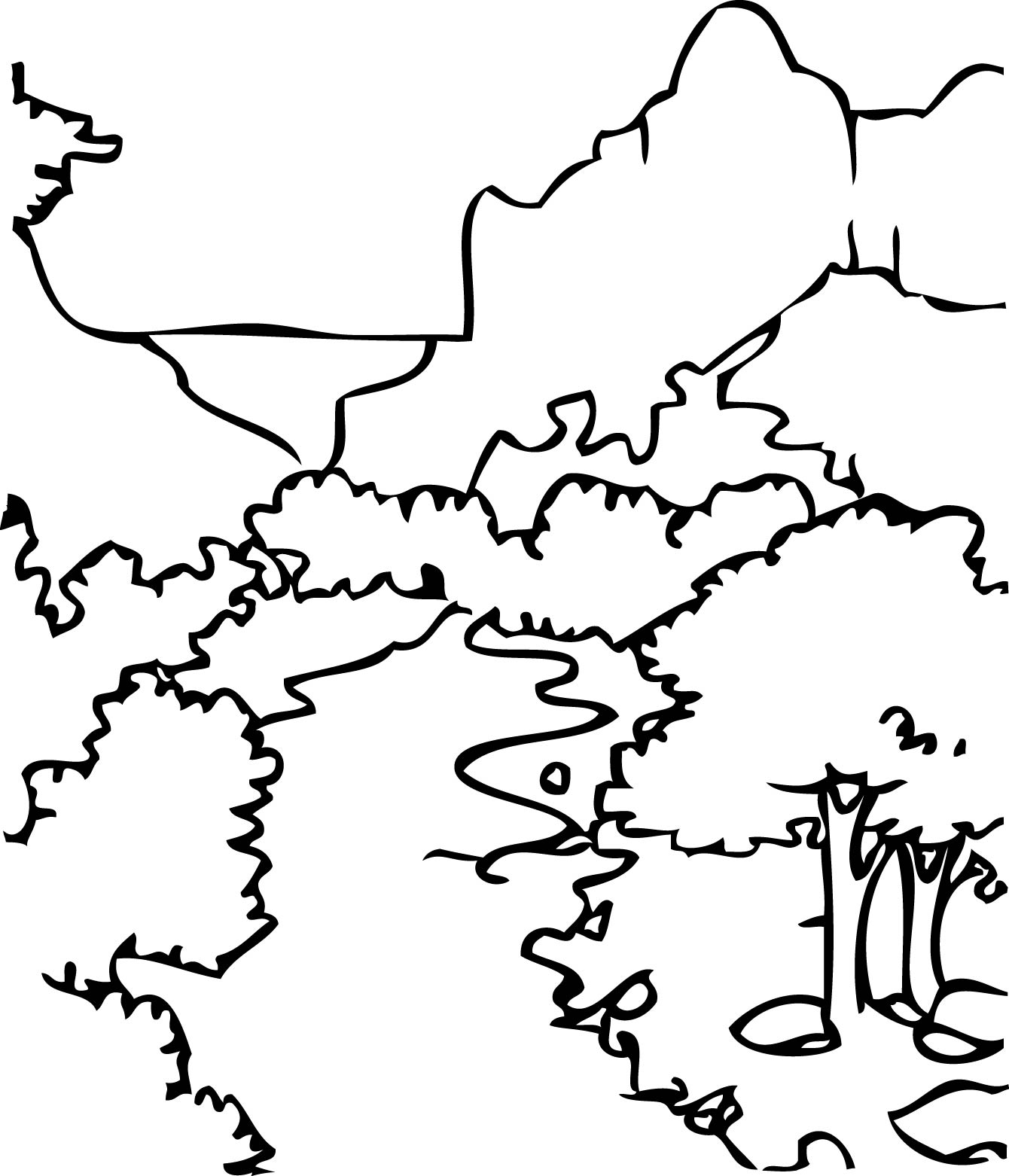 zion national park coloring pages - photo #1